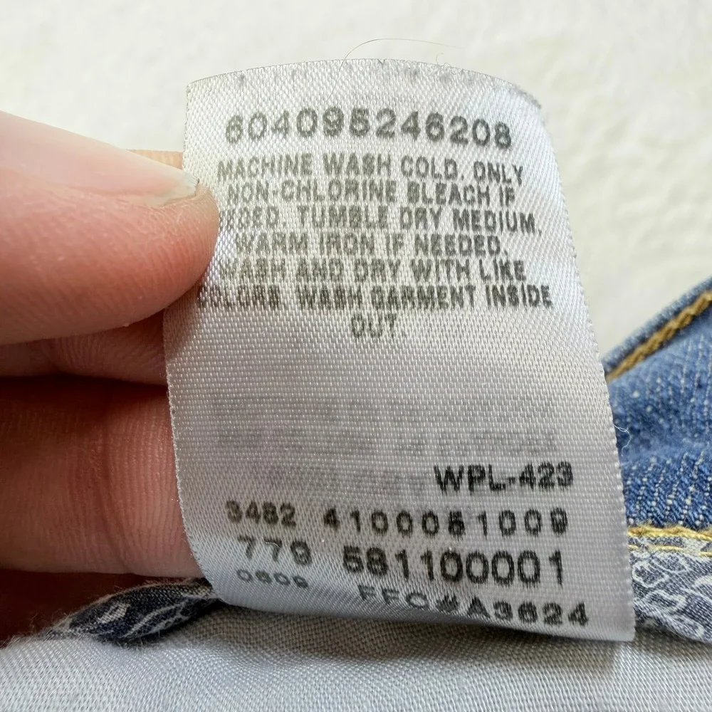Levis 542 Tilted Flare Jeans Womens 10 Medium Blue Denim Mid‎ Rise